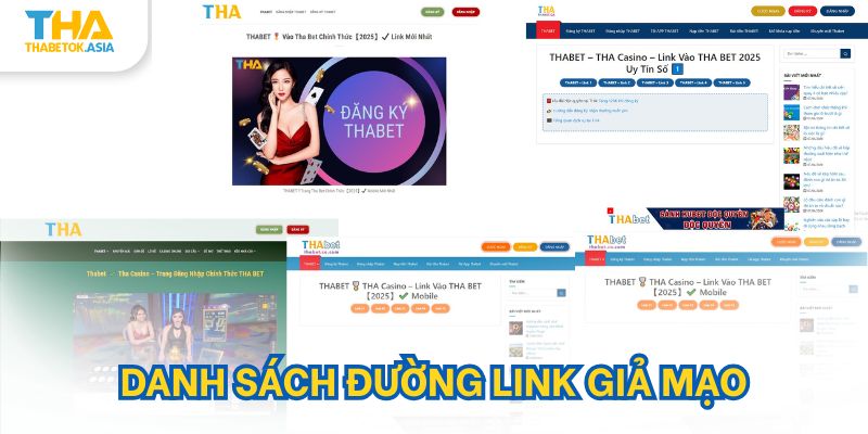 Danh sách các đường link giả mạo nhà cái